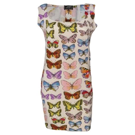 versace tank top dress|Versace butterfly top.